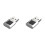 2X  USB Fingerprint Reader Module Device Biometric Scanner för Windows 10/11/Hello Dongle Laptops PC Säkerhetsnyckel USB 1