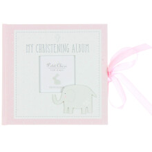Petit Cheri Baby Christening Photo Album - My Christening Album (Pink)