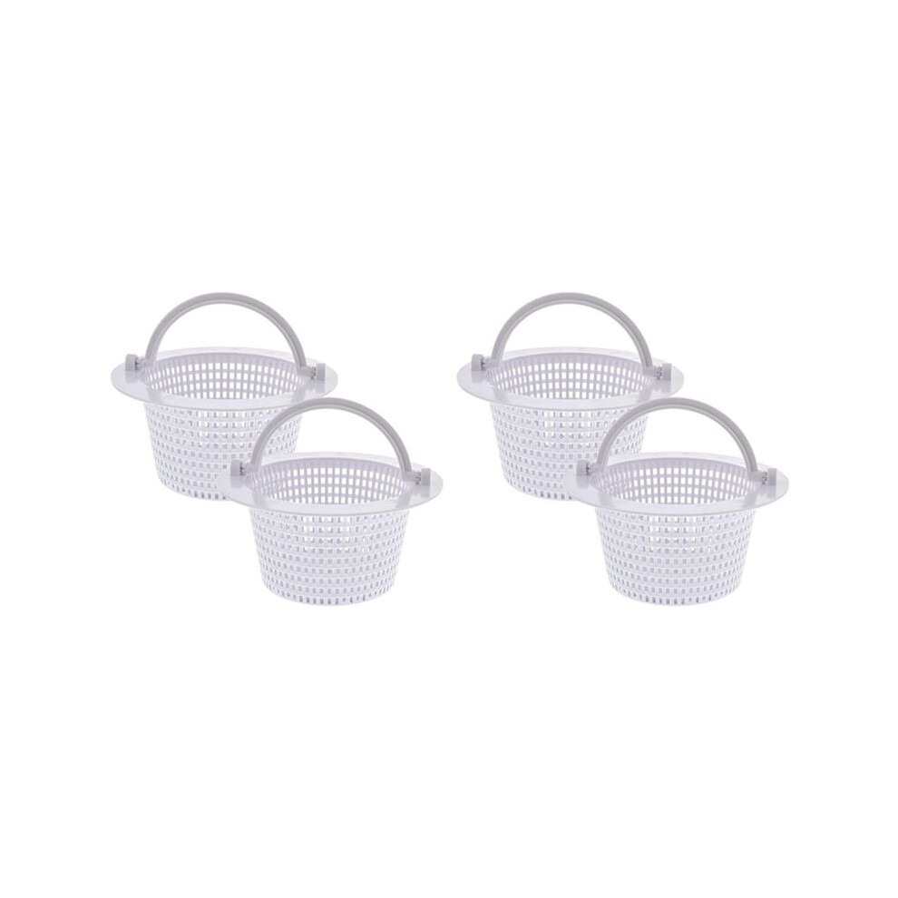 Swimming Pool Skimmer Replacement Basket With Handle, 4 Pack - Above Ground Pool Thru-Wall Skimmer Baskets 6034116876284