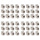 48 Pcs RJ45  Cat7 Cat6A Shielded FTP Zinc Alloy Module Network  Jack Connector Adapter 10GB Network 1