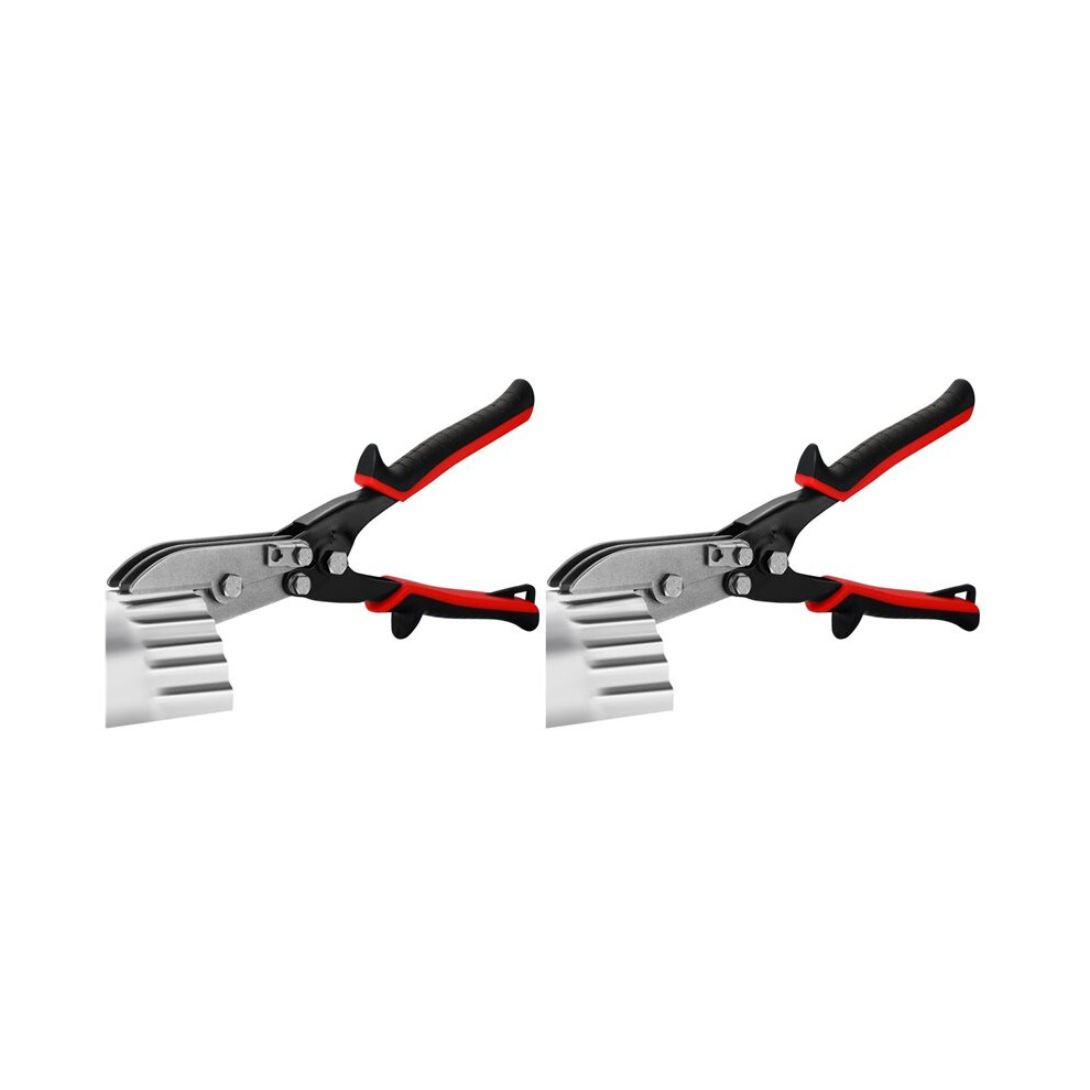 2X 5 Blade Sheet Metal Crimper Tools-Hand Crimper Pipe Swaging 24-28 Gauge Prevents Clogging/Swelling 6033669818284