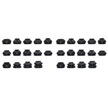 28PCS Tie Rod Boot, Tie Rod End Boot, Rubber Dust Cap Tie Rod End Kit, Joint Boot Replacement for Most Vehicle