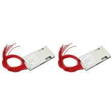2X Carte Pcb Bms de Batterie Li-Ion 48V 14S 45A avec ÉQuilibre Adapté à Vélo Électrique Escooter