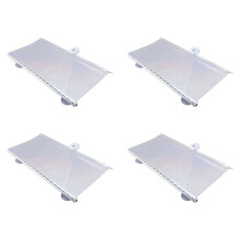 4X Sunshade Roller Blackout Suction Cup Blinds Curtains for Living Kitchen Office Car Window Free-Perforated Curtain D