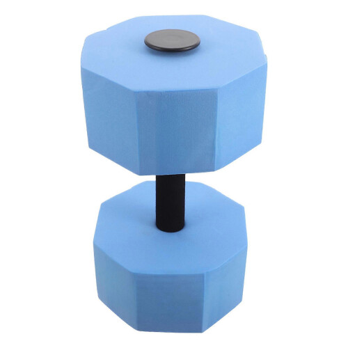 Water Dumbbell Aquatic Exercise Equipment for Aerobics Pool Weights Octagonal Shape EVA Material 1Pack 1