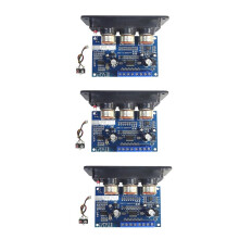 3X 2.1 Kanaals Digitale Versterker Board+AUX Audio Kabel 2X25W+50W BT5.0 Subwoofer Klasse D Versterker Board DC12-20V