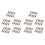 100pcs Metal Clasp Swivel Trigger Clips Snap Hooks Key Ring Bags DIY  Copper 2