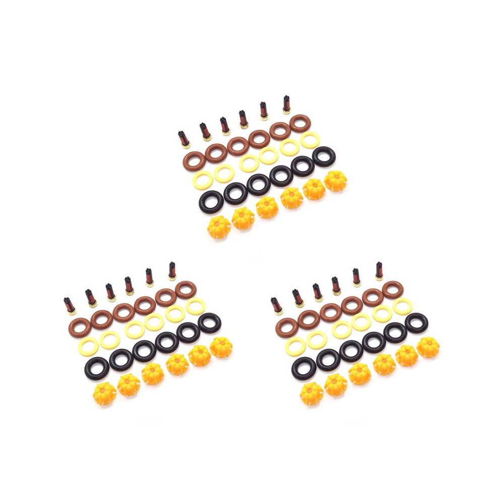 3X Fuel Injector Repair Kit 0280150440 13641703819 For - E60 E39 520I 523I Car Replacement Ay-Rk004 6033075544999