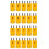 20Pcs RTD Circuits K Type Temperature Sensor Thermocouple Plugs Yellow 1