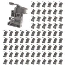 E / Uk Din Schienen Anschluss BlöCke, End Stopper Halterung, Grau, Anschluss Block Anschluss (Packung Von 400)