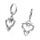 Punk Heart Ear Dangle Multifunctional Gothic Ear Jewelry-1 1