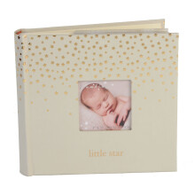 Bambino Little Stars Photo Album Holds 80 4x6" Prints - Little Star