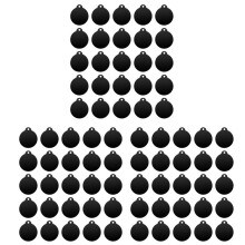 75 Stuks Ronde Aluminium  Tags, Zwarte Stempels, Gravering, Schijven, Metalen 'S, Sleutelhanger, Hondenpenning