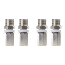 4 Stuks S216 3/8-24 Naar SO239 Antenne-Montageadapter SO-239 Naar 3/8-24 Schroefdraadantenne-Montageadapter voor CB Ham Radio-Antenne