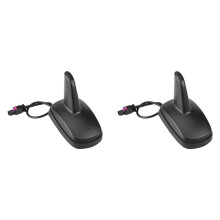 2X Fin Car Roof AM/FM Radio Aerial Antenna Fit for 5 6 T5 Fakra