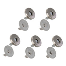 100 Setw Magnet Knopf Verschluss Druck KnöPfe 18mm - Perfekt Zum Nähen, Basteln, Geldbörsen, Taschen, Kleidung, LEDer