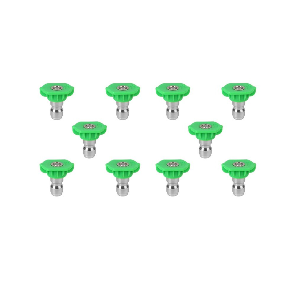 Pressure Washer Spray Nozzle Tip Set, Replacement Sprayer Nozzle Tips For Pressure Washers Accessories,10Pack (Green) 6031167595119