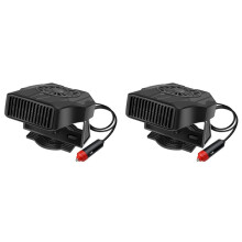 2X Car Heater Defroster Portable Car Windshield Heater 12V 150W Windshield Defogger Defroster Heater for Winter