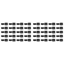 80Pcs Bed Slat End Caps Holders Connector Furniture Accessory for Holding Securing Wooden Slats Bed Board Skeleton Frame
