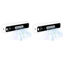 2X USB Fridge Deodorizer with LED Display, Rechargeable Fridge Deodorizer, Reusable