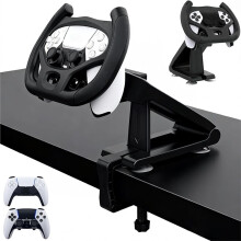 For PS5 Gaming Racing Wheel for PS5/PS5 Controllers,Steering Wheel Stand Upgraded Bolt Base for PS5