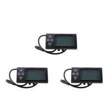 3X S861 Electric Bike Colorful LCD Display Meter IP65Waterproof 6Pin Male Connection Plug Intelligent Display