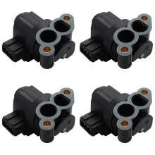 4X Valve de Commande D'Air de Ralenti 0280140575 13411247988 pour E34 E36 E46 318Ti 318I Z3 318Is 316I