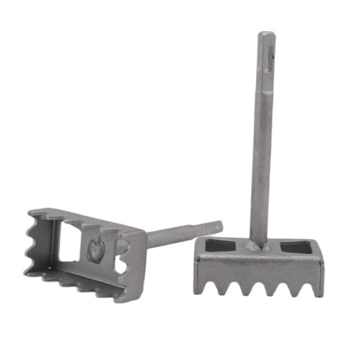 SDS  Square Hole Cutter for 86-Type Electrical Junction Boxes, Heavy-Duty Concrete Wall Punch Tool 4 Pack 2