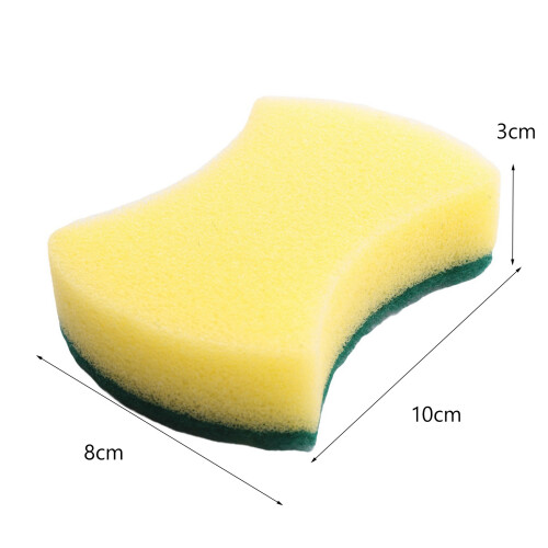 80 PCS Cleaning Scrub Sponge for Kitchen Tableware Bathroom Car Wash Scrub Sponge Pad 1