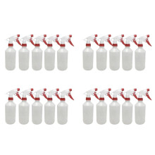 Paquetes de 500 Mlx20 Botellas de PláStico para Disparar Pulverizadores 16 Oz Limpieza de Espuma Pulverizadores Comerciales