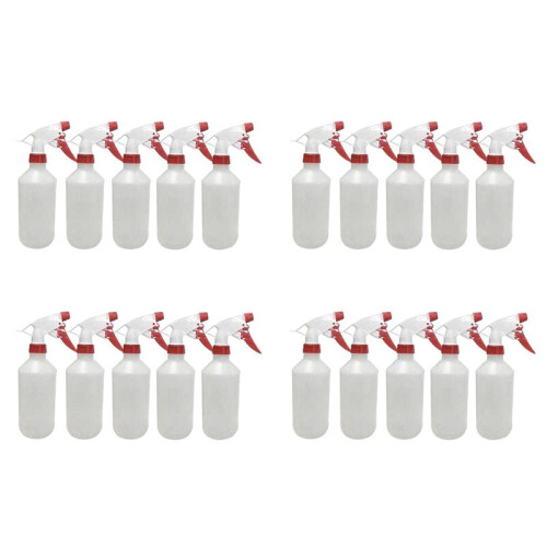 500Mlx20 Packs Plastic Trigger Spray Bottles 16 Oz Foaming Cleaning Commercial Sprayers