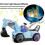 (Pink) Sliding Excavator Car Kids With Lights 4