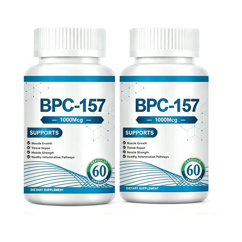 2PCS BPC-157 Peptide Capsule 1000MG Supports Overall Health and replenishes Energy.Gluten Free ï¼120 Capsules