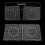 Fuse Beads Pegboards, Large Plastic Bead Pegboard, Square Peg Fuse Melty Beads Boards Kit for DIY  Beads 2