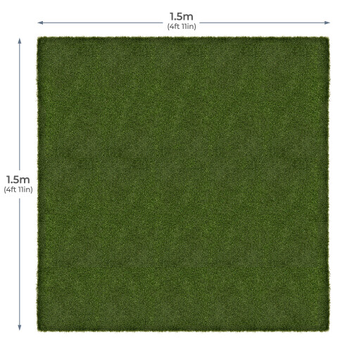 SimSpace Tee Turf Golf Hitting Mat - 150 x 150cm 1