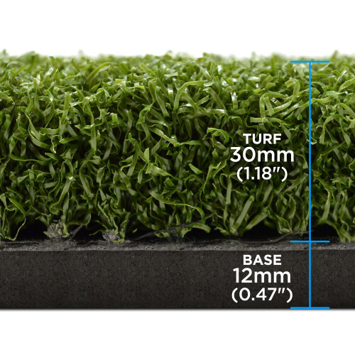 SimSpace Tee Turf Golf Hitting Mat - 150 x 150cm 2