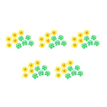 5 Jeu de Grenouilles et de Canards 25 Pièces + 25 Pièces Jouets de Baignoire pour Bébé