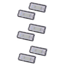 6 Pcs Plate Light 18 LED 3528SMD White License Plate Light for E46