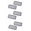 6 Pcs Plate Light 18 LED 3528SMD White License Plate Light for  E46 1