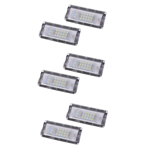 6 Pcs Plate Light 18 LED 3528SMD White License Plate Light for  E46
