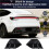 Rear Bumper Diffuser Lip for  Model Y Juniper 2025 2026 Rear Bumper Spoiler  Fin Performance Style Splitter 2
