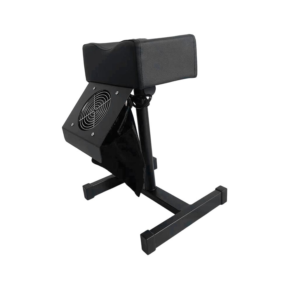 Professional Pedicure Stool Height Adjustable Manicure Chair Beauty Salon Spa Lift Stool Footrest Bench A EU Plug