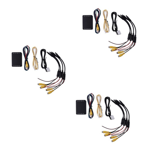 3X Car Parking Panoramic View Rearview 4 Way 360 Degree Degree View Camera Control Box System DVR Without Camera