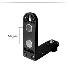 4Pcs Magnetic L-Bracket for 2 Lines Laser-Level 1/4' Thread Universal Super Strong Iron Magnet Adsorption Stand