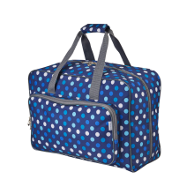 Sewing Machine Bag Navy Dot 33 x 45.7 x 20.32 cm - Sew Stylish PT660-NAVY-POLKA