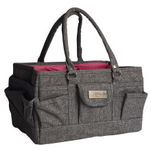 Deluxe Tote Organiser Heather Grey 30 x 20 x 18 cm, PT900 HEATHER GREY