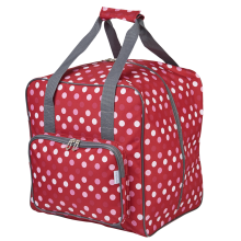 Overlocker Bag Red Dot 38 x 35.5 x 33 cm - Sew Stylish PT650-RED-POLKA
