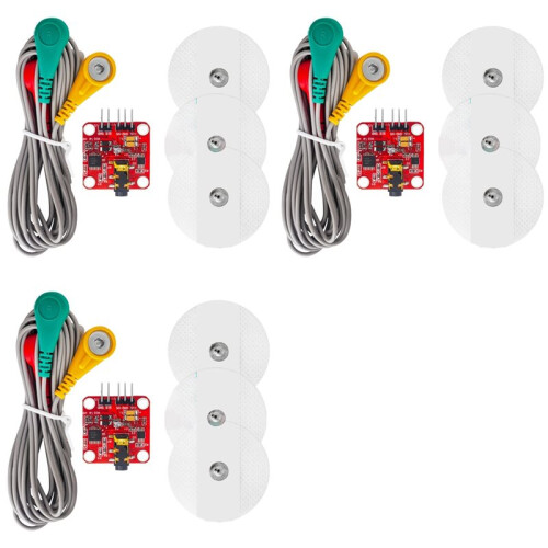 3X Muscle Electrical Sensor Module EMG Signal Collection for  Electronic Development Kit,for Mobile Electronics