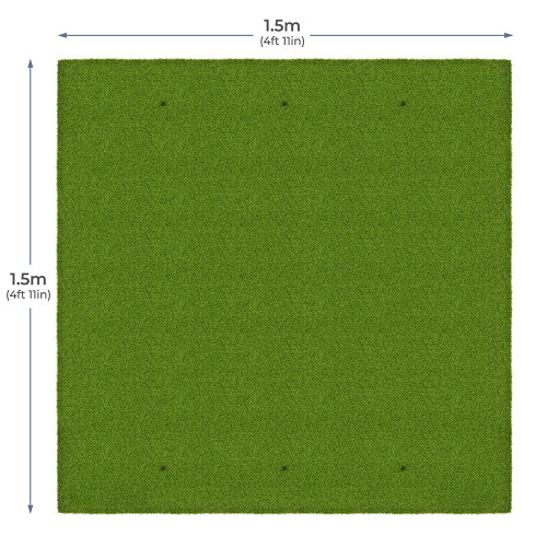 SimSpace Standard Golf Hitting Mat - 150 x 150cm 1
