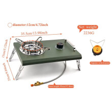 High-Altitude Portable Gas Stove for Outdoor Camping and Picnics